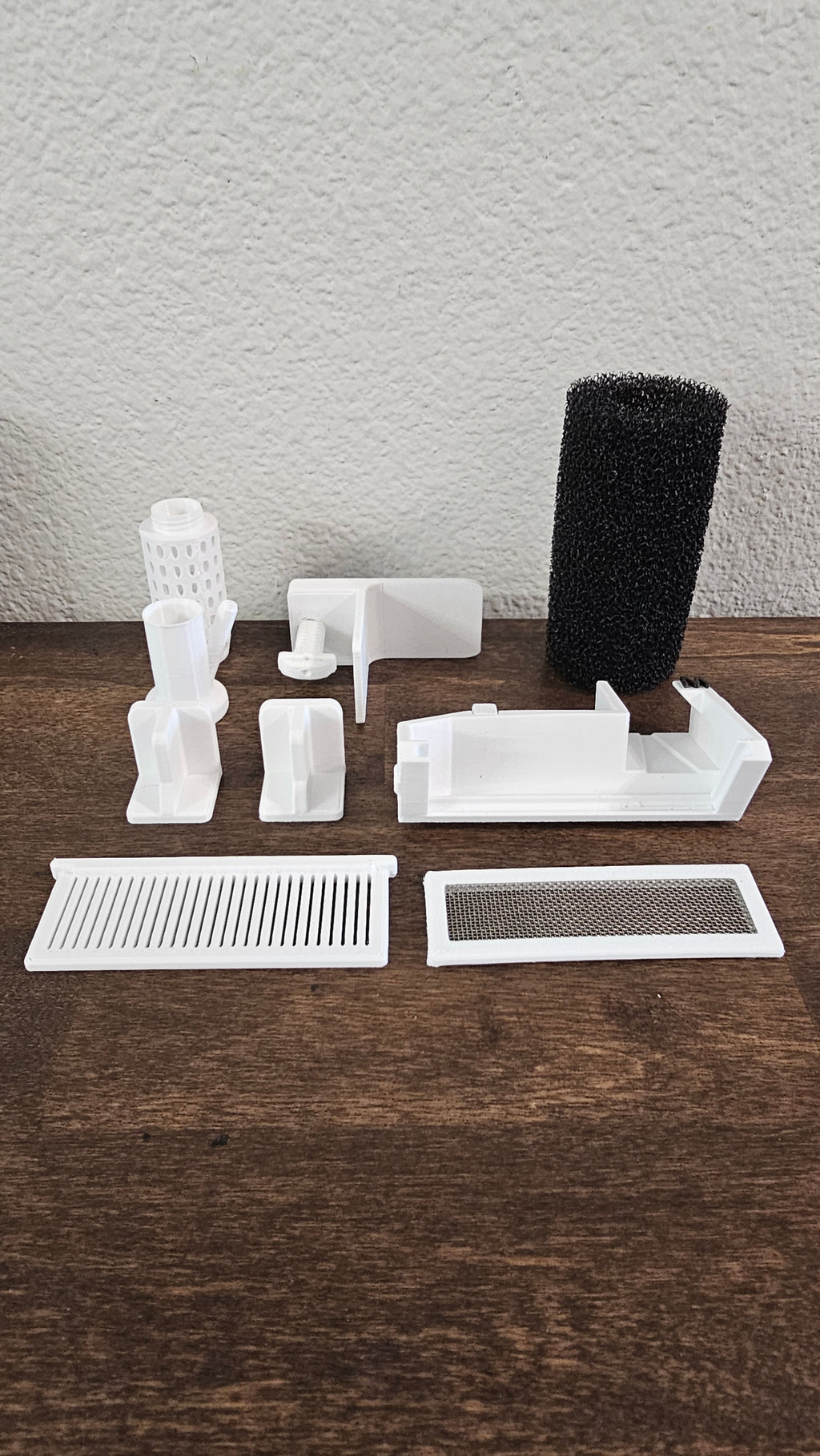 "Medium Fluval Breeder Box" Upgrade Kit | Stainless Steel 30-Mesh Exit Grate | Prefilter Sponge