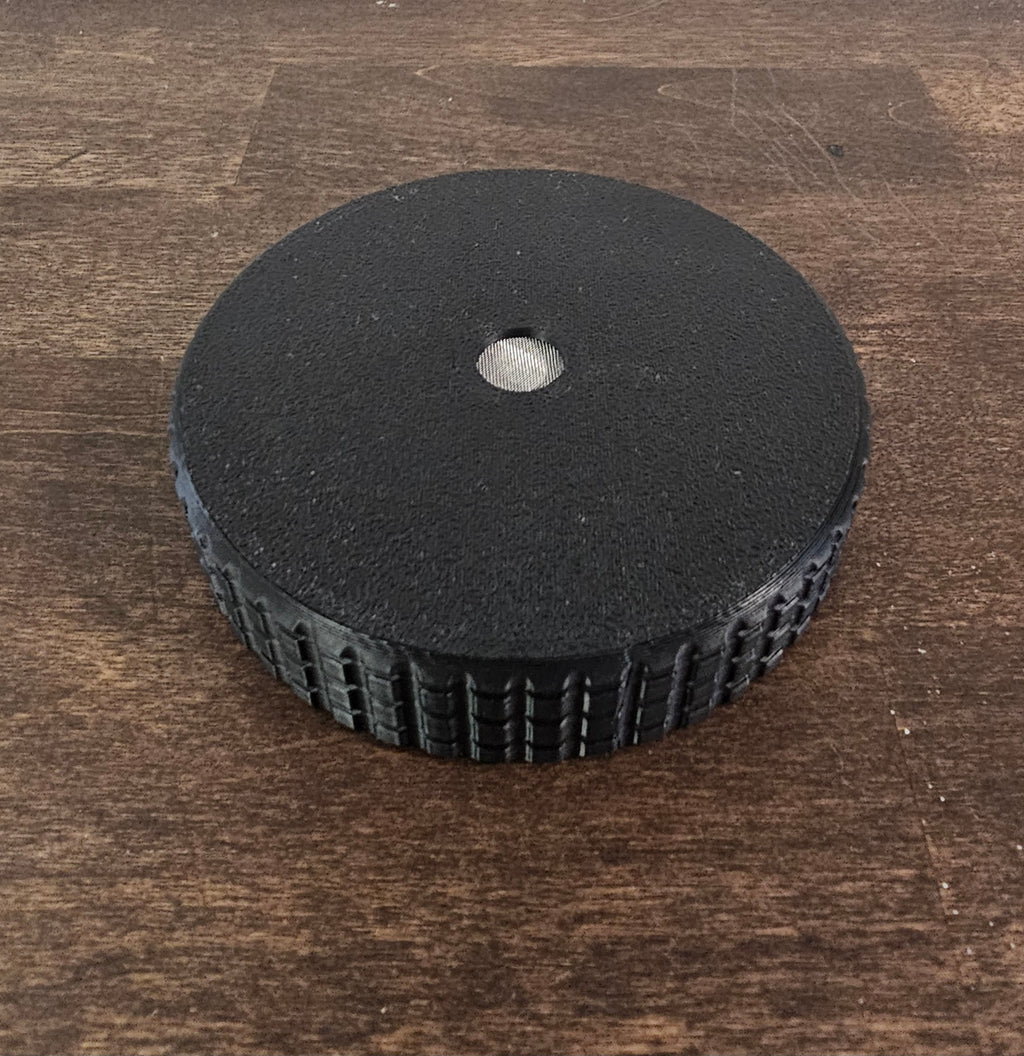 Micro Worm Wide Mouth Stainless Steel Mesh Lid