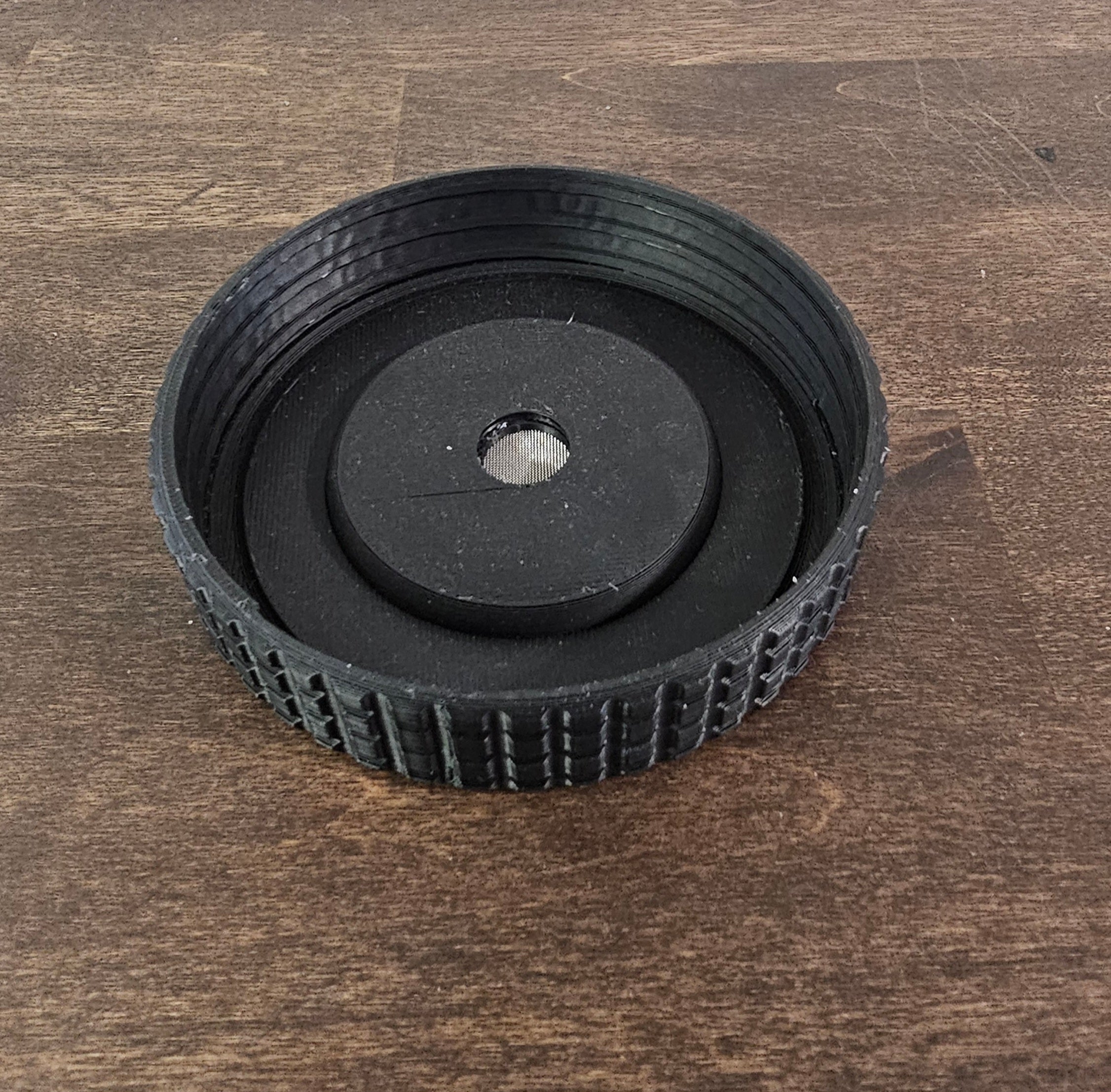 Micro Worm Wide Mouth Stainless Steel Mesh Lid