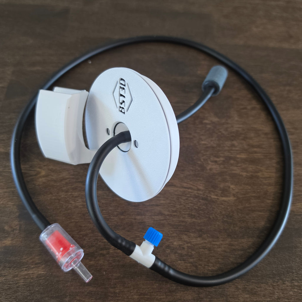 Fish Egg Hatchery Wide Mouth Lid Kit – Includes Air Line, Stone, Air-Control Valve, Check Valve