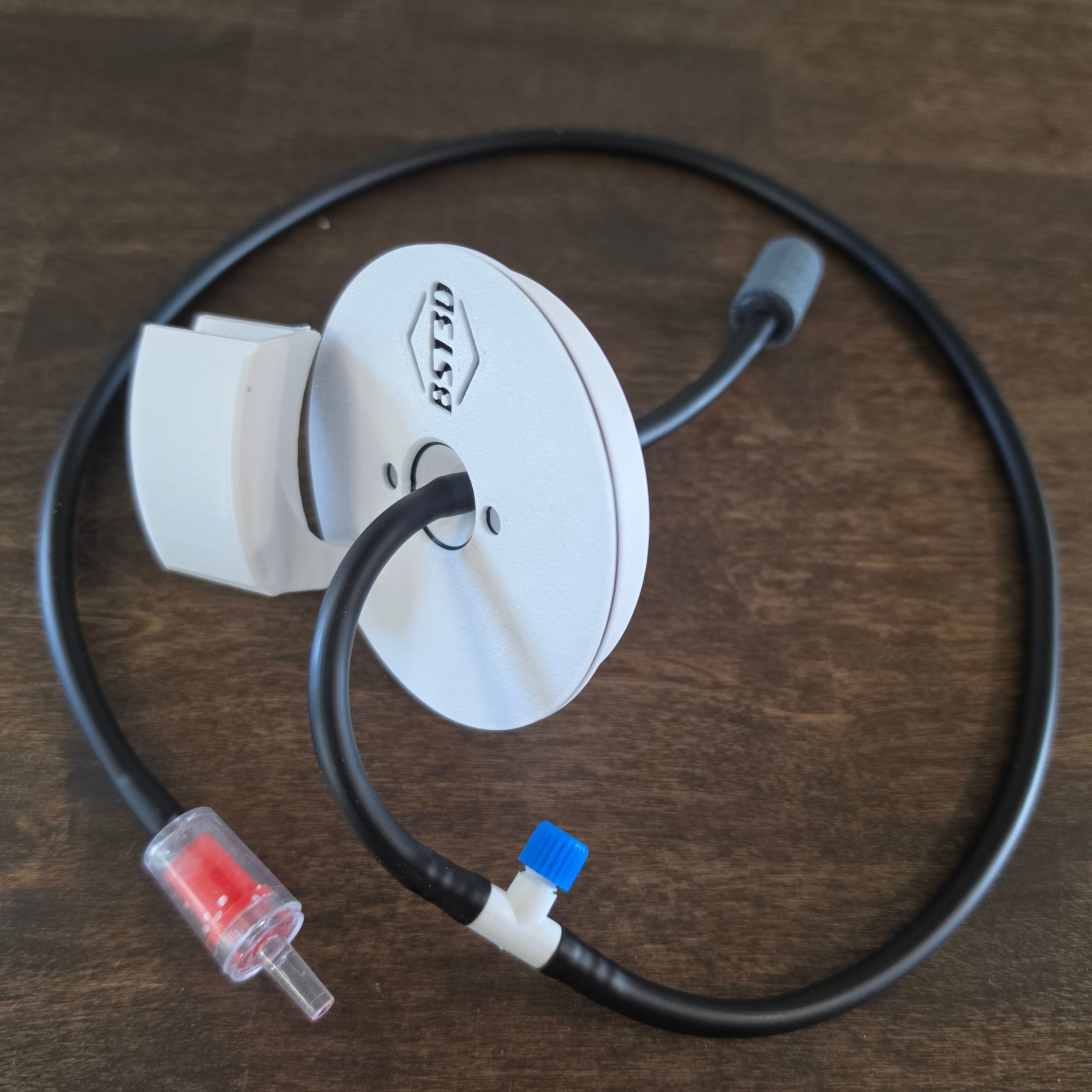 Fish Egg Hatchery Wide Mouth Lid Kit – Includes Air Line, Stone, Air-Control Valve, Check Valve