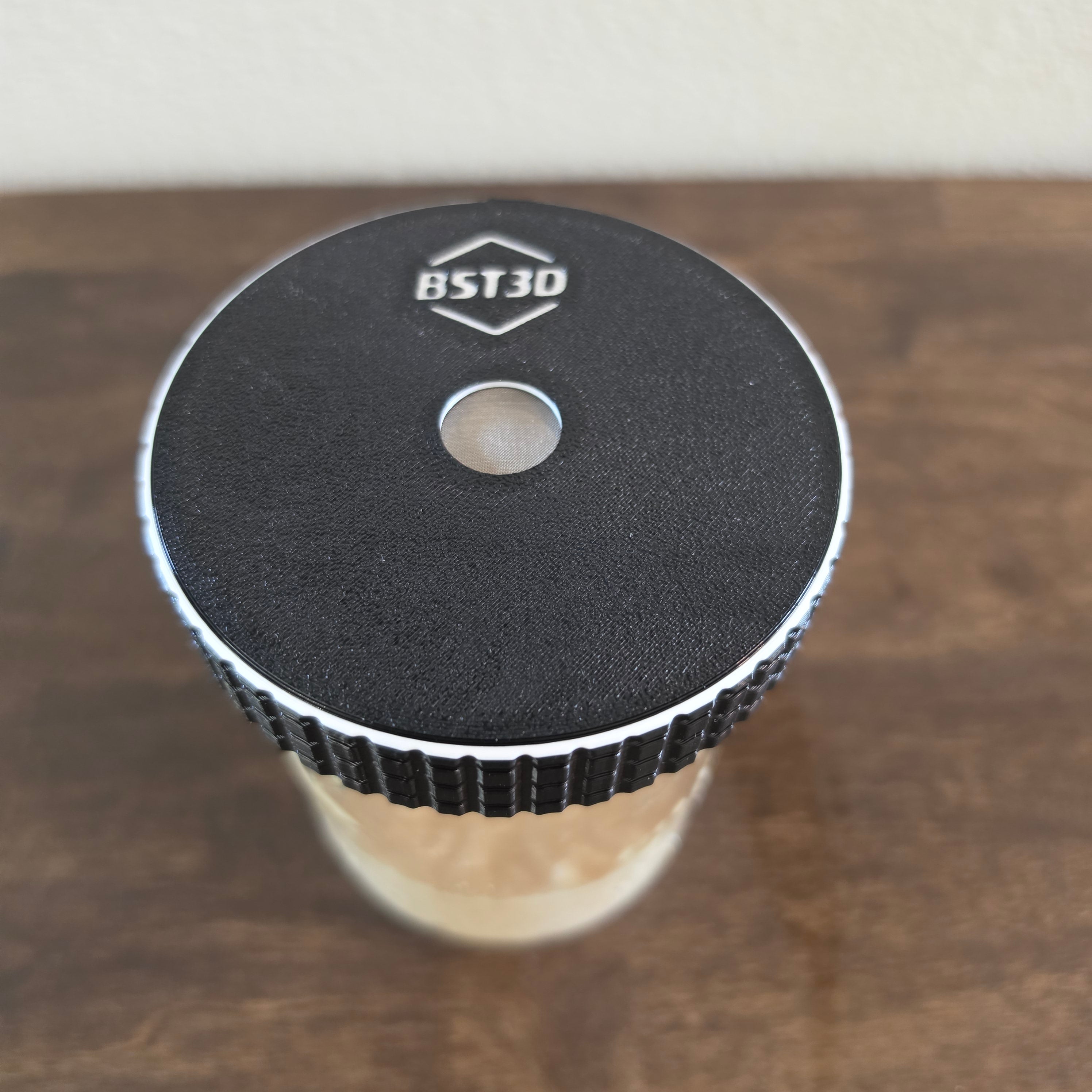 Micro Worm Wide Mouth Stainless Steel Mesh Lid