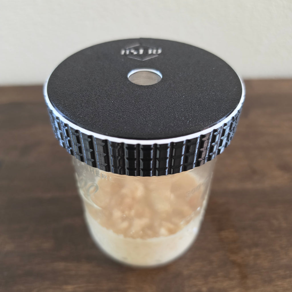 Micro Worm Wide Mouth Stainless Steel Mesh Lid