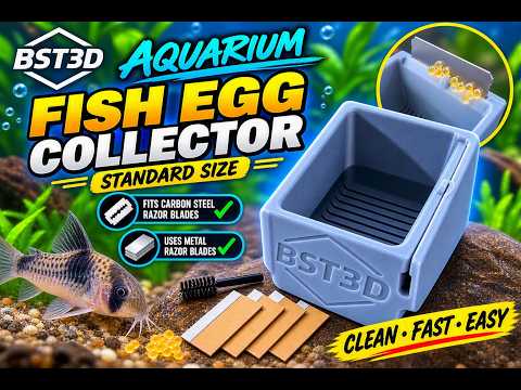 Fish Egg Collector (Standard Size) - (For Carbon Steel/Metal Razor Blades)